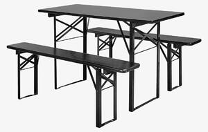 Nordal - Zestaw ogrodowy ławki + stół