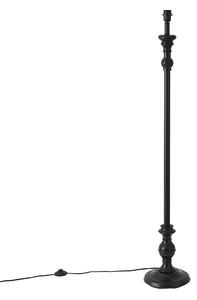 Klasyczna lampa podłogowa czarna bez klosza - Classico