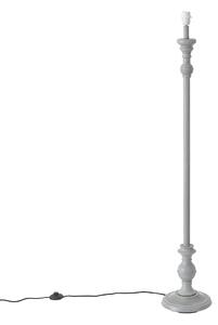 Klasyczna lampa podłogowa szara bez abażuru - Classico