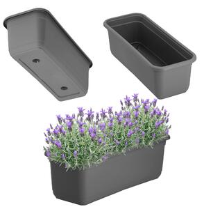Skrzynka balkonowa Evron 40 cm, antracyt