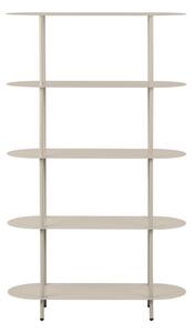 Beżowy metalowy regał 90x150x31 cm Rieti – House Nordic