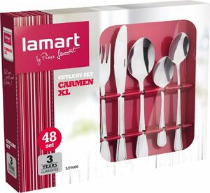 Lamart XL LT 5006 Carmen 48-częściowy zestaw sztućców