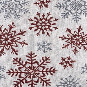 Dakls Poszewka na poduszkę Snowflakes white, 40 x 40 cm