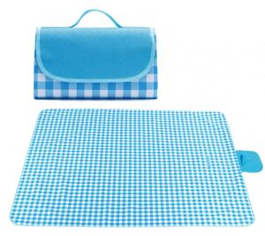 Składana mata plażowa na piknik PIKNIX 145x200 cm - różne kolory Kolor: Niebieski