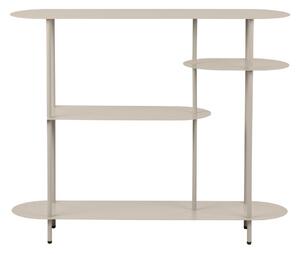 Beżowy metalowy regał 118x97x31 cm Rieti – House Nordic