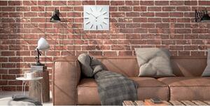 Future Time FT1010WH Square white Designerski zegar ścienny, 40 cm