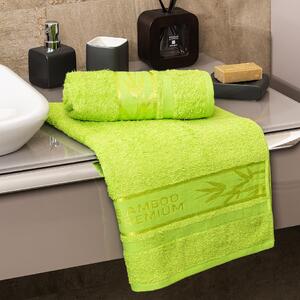 Ręcznik kąpielowy Bamboo Premium zielony, 70 x 140 cm, 70 x 140 cm