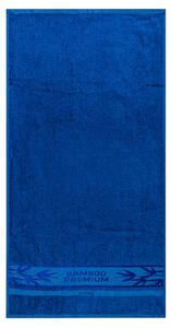 Komplet Bamboo Premium ręczników niebieski, 70 x 140 cm, 50 x 100 cm