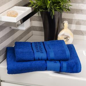 Ręcznik kąpielowy Bamboo Premium niebieski, 70 x 140 cm