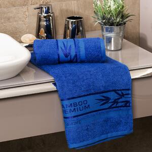 Bamboo Premium ręczniki niebieski, 50 x 100 cm, 2 szt