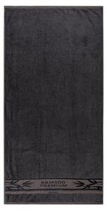 Ręcznik kąpielowy Bamboo Premium ciemnoszary, 70 x 140 cm, 70 x 140 cm