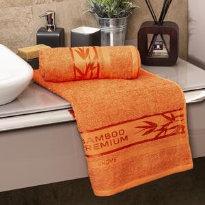 Ręcznik kąpielowy Bamboo Premium pomarańczow, 70 x 140 cm, 70 x 140 cm