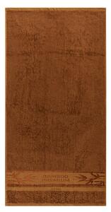 Ręcznik Bamboo Premium brązowy, 50 x 100 cm , 50 x 100 cm