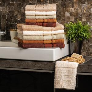 Ręcznik Bamboo Premium jasnobrązowy, 50 x 100 cm, 50 x 100 cm