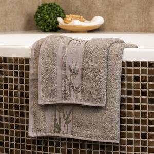 Komplet Bamboo Premium ręczników szary, 70 x 140 cm, 50 x 100 cm