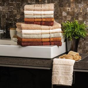 Ręcznik kąpielowy Bamboo Premium jasnobrązowy, 70 x 140 cm , 70 x 140 cm
