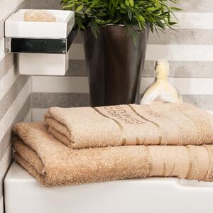 Komplet Bamboo Premium ręczników beżowy
