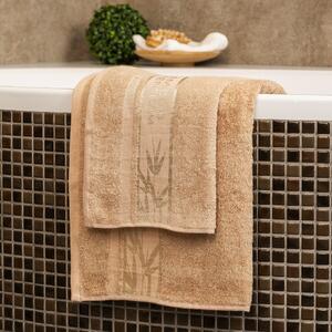 Komplet Bamboo Premium ręczników beżowy