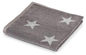 Ręcznik kąpielowy Stars szary, 70 x 140 cm