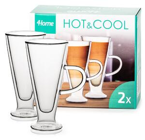 Szklanka termiczna Latte Elegante Hot&Cool, 230 ml, 2 szt
