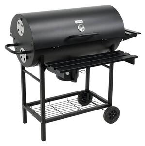 Grill ogrodowy węglowy LUND 99900 Zamykany, beczka, termometr, popielnik