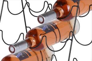 Stojak metalowy na butelki wina 30 x 49 x 26 cm