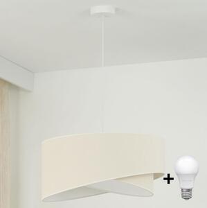 Brilagi Brilagi - LED Żyrandol na lince LYRA 1xE27/15W/230V kremowy/biały BG1740