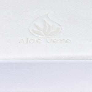 Aloe Vera Wodoodporny ochraniacz na materac z lamówką, 60 x 120 cm + 15 cm, 60 x 120 cm