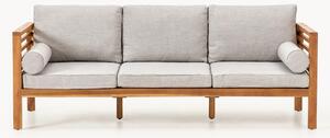 Sofa ogrodowa z drewna akacjowego Bo (3-osobowa)