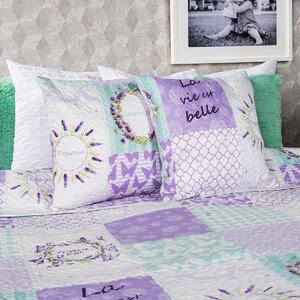 Narzuta na łóżko Lavender, 220 x 240 cm, 2 szt. 40 x 40 cm