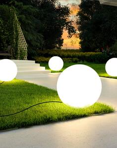 Lampa ogrodowa kula S 35 cm, do ogrodu, sieciowa