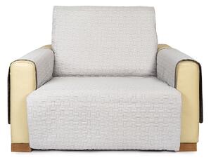 Narzuta na fotel Doubleface szara/jasnoszara, 60 x 220 cm, 60 x 220 cm