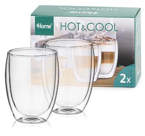 Szklanka termiczna do latté Hot&Cool 350 ml, 2 szt