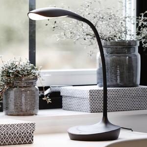 Markslöjd Lampa stołowa LED Swan, czarna