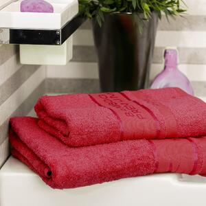 Bamboo Premium ręcznik czerwony, 50 x 100 cm, zestaw 2 szt