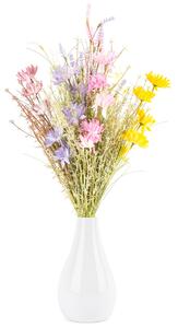 Sztuczne kwiaty polne, 51 cm, biały