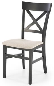 Czarne drewniane krzesło - Calabro