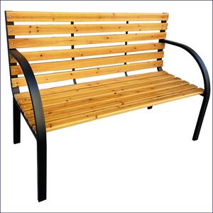 Klasyczna ławka ogrodowa z drewna jodłowego - Eldrid