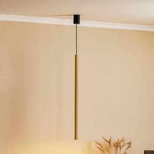 Nowodvorski Lighting Lampa wisząca Las, 1-punktowa, mosiądz, klosz 75cm