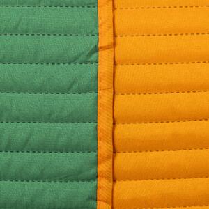 Narzuta na łóżko Doubleface pomarańczowy/zielony, 220 x 240 cm, 2 szt. 40 x 40 cm