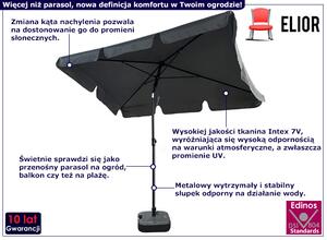 Ciemnoszary parasol tarasowy - Toverio