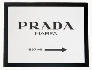 Oprawiony druk cyfrowy Prada Marfa