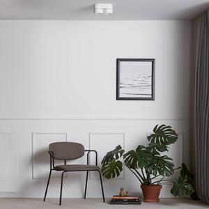 LOOM DESIGN Aim reflektor sufitowy LED 2-punktowy biały Aim, możliwość ściemniania, biały / opal, salon / jadalnia, aluminium, nowoczesny