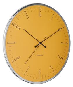 Karlsson KA5754YE Stylowy zegar ścienny, 40 cm