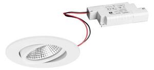 BRUMBERG BB23 zabudowa IP65 RC kątowy biały BB23, możliwość ściemniania, biały / opal, łazienka, aluminium