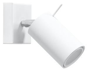 Biała metalowa lampa punktowa 8x8 cm Etna – Sollux