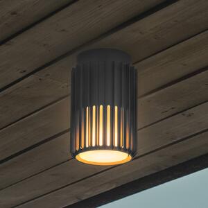 Nordlux Lampa sufitowa zewnętrzna Aludra, IP54, antracyt, aluminium możliwość ściemniania, aluminiowy / szary / cynkowy, aluminium, design