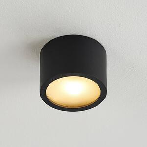 Arcchio downlight Nieva, G9, czarny, okrągły, Ø 10cm, metalowy Nieva Arcchio, możliwość ściemniania, czarny, przedpokój, aluminium, nowoczesny