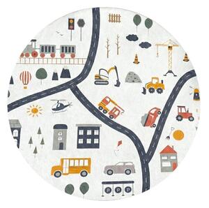 Dziecięcy dywan do zabawy odpowiedni do prania ø120 cm World Around Me – Mila Home