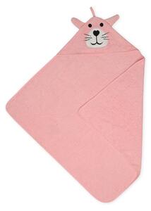 Ręcznik dla niemowlaka z kapucą Jimmy Tygrysek, 80 x 80 cm